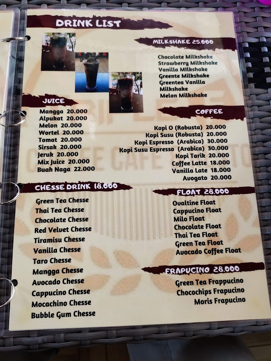 Menu Triple F Coffee Cafee & Resto-1